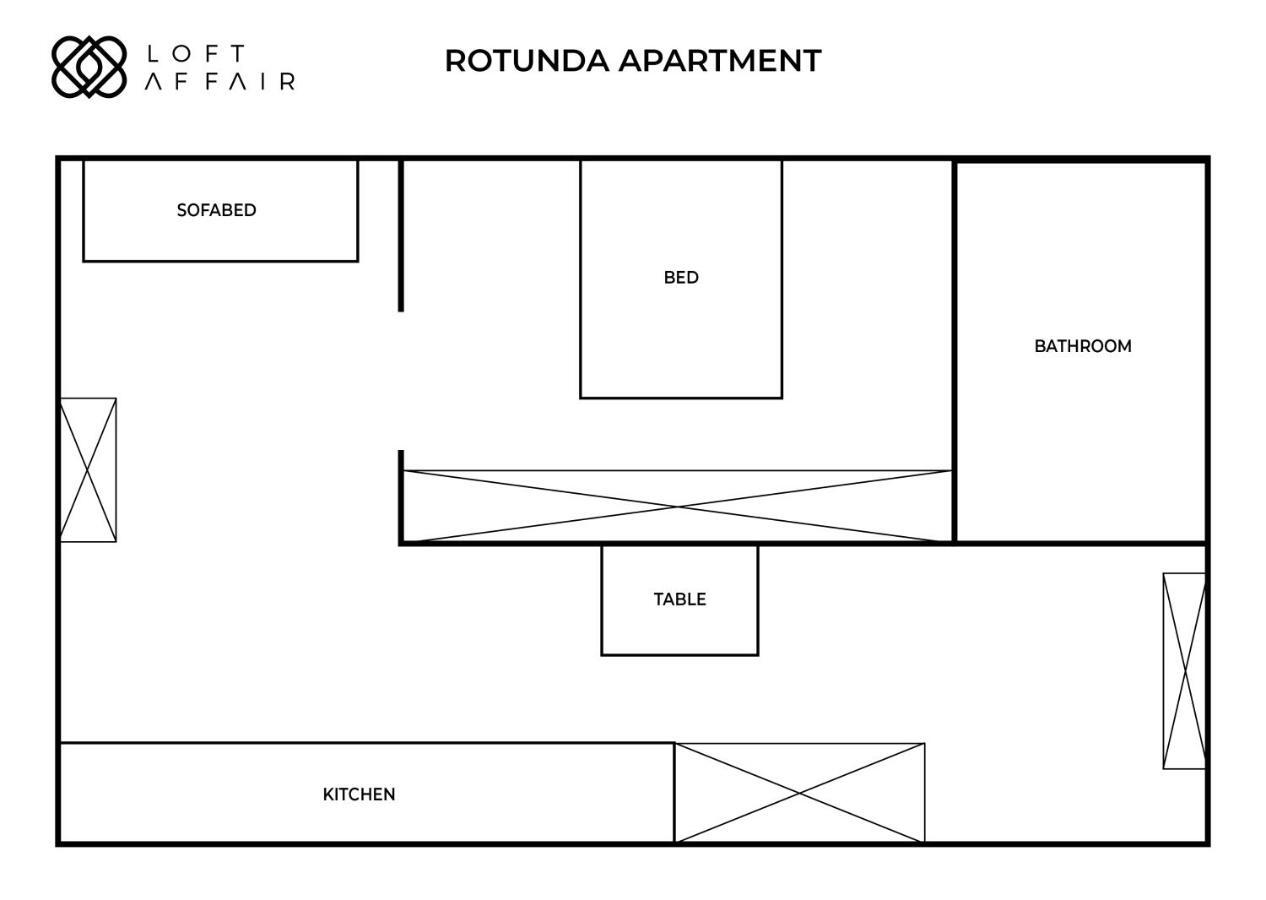 Rotunda Apartment - Loftaffair Krakow Dış mekan fotoğraf